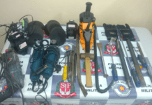 Sete são presos em Itobi após tentativa de furto aos Correios