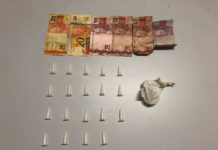 Rapaz é pego por tráfico de cocaína