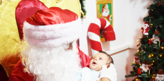 Casa do Papai Noel atraiu centenas de crianças