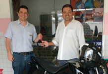 APAE sorteou motocicleta