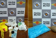 Casal é surpreendido com drogas em ônibus