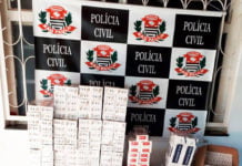 Mais de 45 mil maços de cigarros foram apreendidos