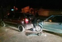 Suspeito de embriaguez provoca acidente