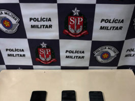 Trio de assaltantes é preso pela PM