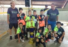 Sub 9 foi campeão do Futsal Regional