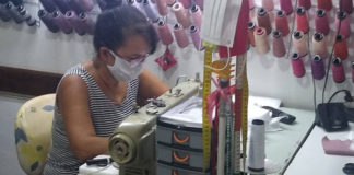 Confecção de máscaras de tecido aumenta na cidade