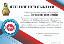 Jita Kyoei faz homenagem a profissionais da Saúde