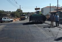 Iniciado recapeamento de ruas em São Sebastião da Grama