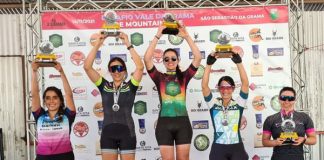 Débora Servilheri se destaca no ciclismo