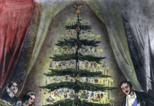 Entidades enfeitam árvores de Natal