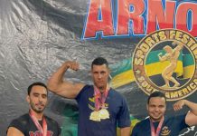 Leandro vence brasileiro de Luta de Braço, em Monte Mor