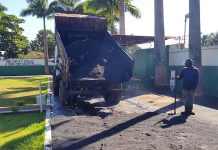 Melhorias estão sendo feitas na sede Tiro de Guerra de Vargem