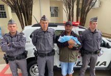 PM salva bebê de 3 dias engasgado, em Mococa