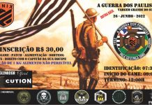 Jogo de airsoft terá como tema a Revolução Constitucionalista