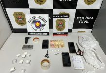 Ação de Polícia Civil e Polícia Militar prende casal por tráfico