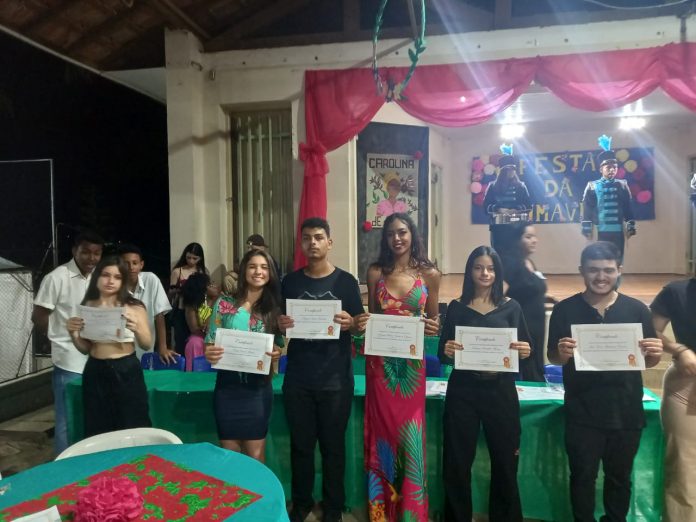 Premiação dos alunos destaques e revelação