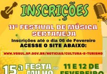 Inscrições para o Festival terminam na segunda