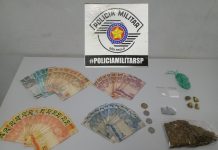 Em um dia, PM atendeu duas ocorrências de tráfico