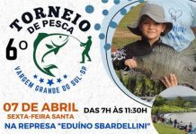 6º Torneio de Pesca será no dia 7