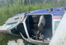 Avião caiu em Caconde