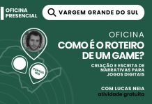 Inscrições para oficina sobre roteiro de game estão abertas