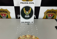 Homem é preso por tráfico de drogas em Casa Branca