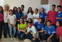 Alunos participaram de lançamento de livro