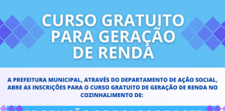 Inscrição do curso de bolo de pote será na próxima semana