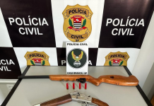 Estava com arma de fogo e foi pego em Casa Branca