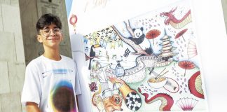 Aluno do Achiles vence concurso e terá obra exposta na China