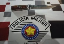 Homem levou faca em igreja