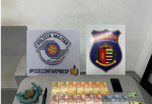 Trio foi preso por tráfico em mata no Jd. Fortaleza