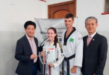 Atletas fizeram exame de faixa preta pela Federação de Taekwondo do Estado de São Paulo