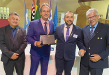 Produtor Carlos César é homenageado pelo Rotary Club
