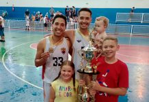 Dupla de Vargem foram campeões de Copa de Basquete