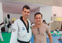 Mestre Carlos Xavier participou de seminário internacional de Taekwondo