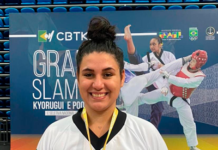 Larissa é titular na Seleção Brasileira de Taekwondo