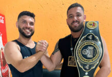 Léo Martins conquistou cinturão no Armwrestling Super Show