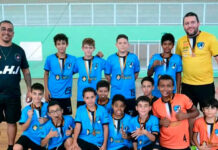 Mirim Masculino ficou em 3º em etapa de Liga de Handebol