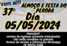 Festa do Peroba é neste domingo