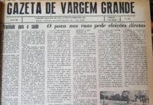 Há 40 anos, Vargem participava da luta pelas Diretas Já