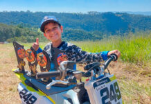 Pedro conquistou 4 troféus em etapa do Paulista de Velocross