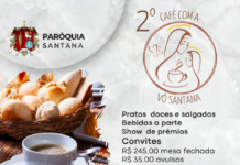Ingressos do 2º Café com a Vó Sant’Ana já estão à venda