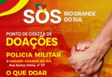 Polícia Militar arrecada doações para o RS