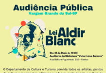 Audiência pública da Lei Aldir Blanc é na terça