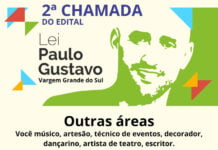 Cultura realiza chamamento das demais áreas de Lei Paulo Gustavo