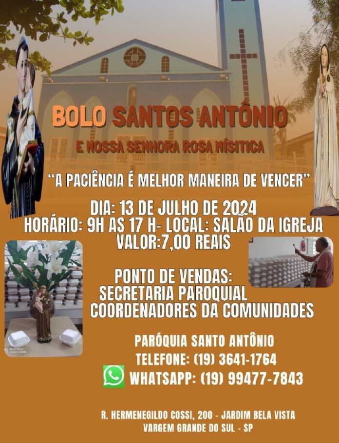 Bolo Santo Antônio