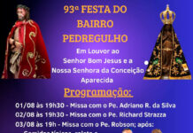 Festa do Pedregulho termina neste domingo