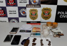 Traficava em casa, mas foi pego pela Polícia