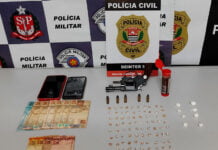 Investigado foi detido por tráfico e posse de arma